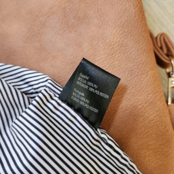 COPY - Brown Faux Leather Handbag / Purse Crossbody or Shoulder - Picture 11 of 12